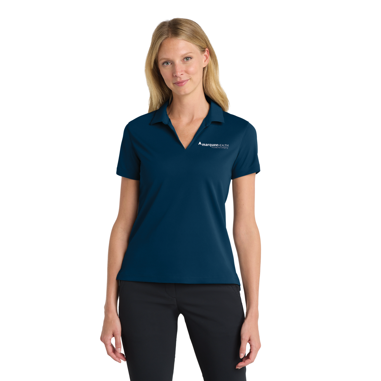 Ladies Dri-Fit Nike Polo - Navy