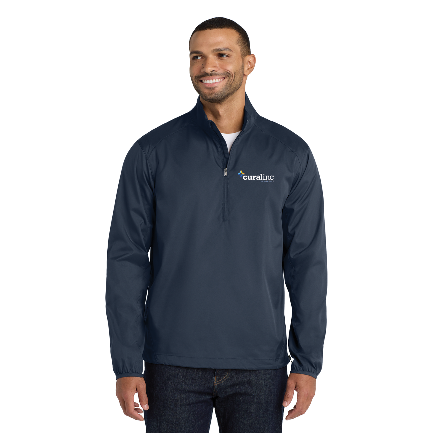 Port Authority® Zephyr 1/2-Zip Pullover (Mens) - Navy