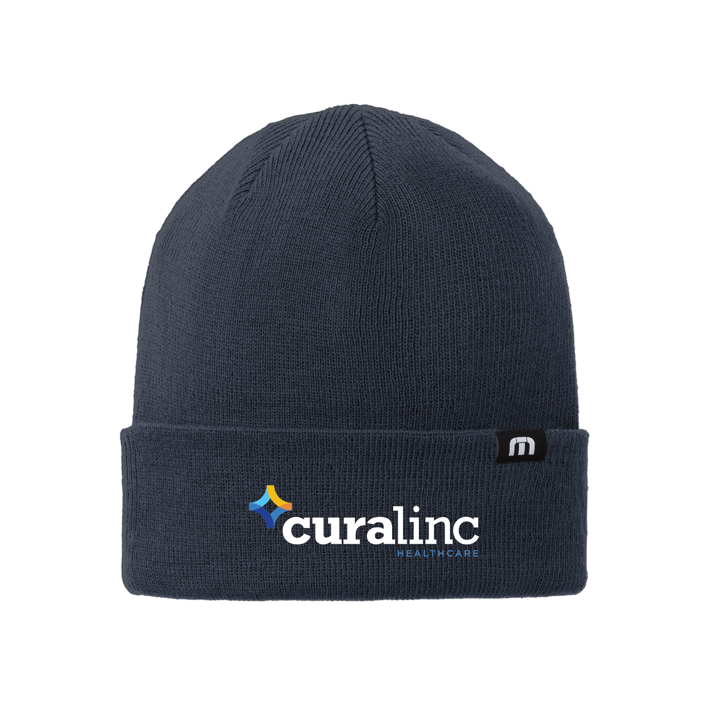TravisMathew Solid Cuffed Beanie (Unisex) - Blue Nights