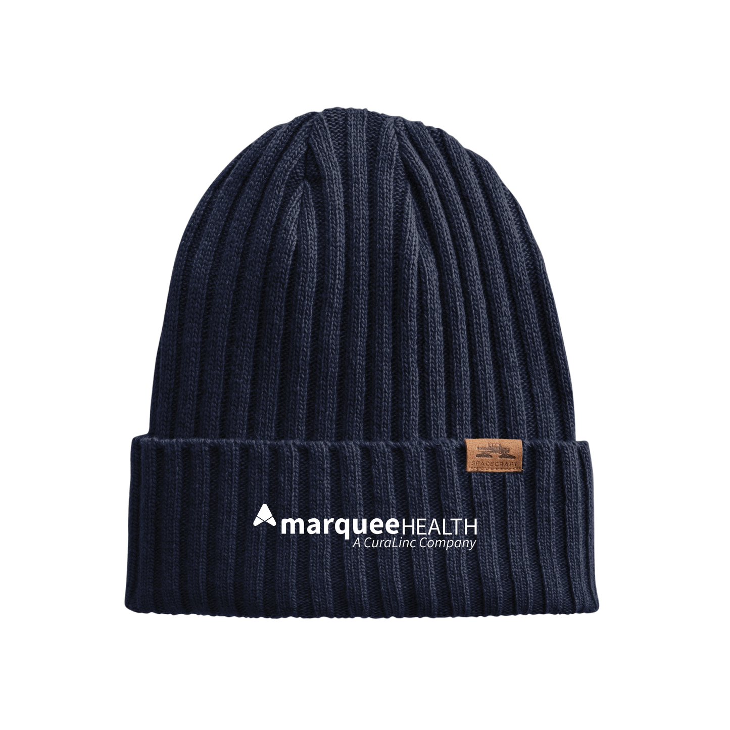 Spacecraft Square Knot Beanie (Unisex) - Insignia Blue - LIMITED