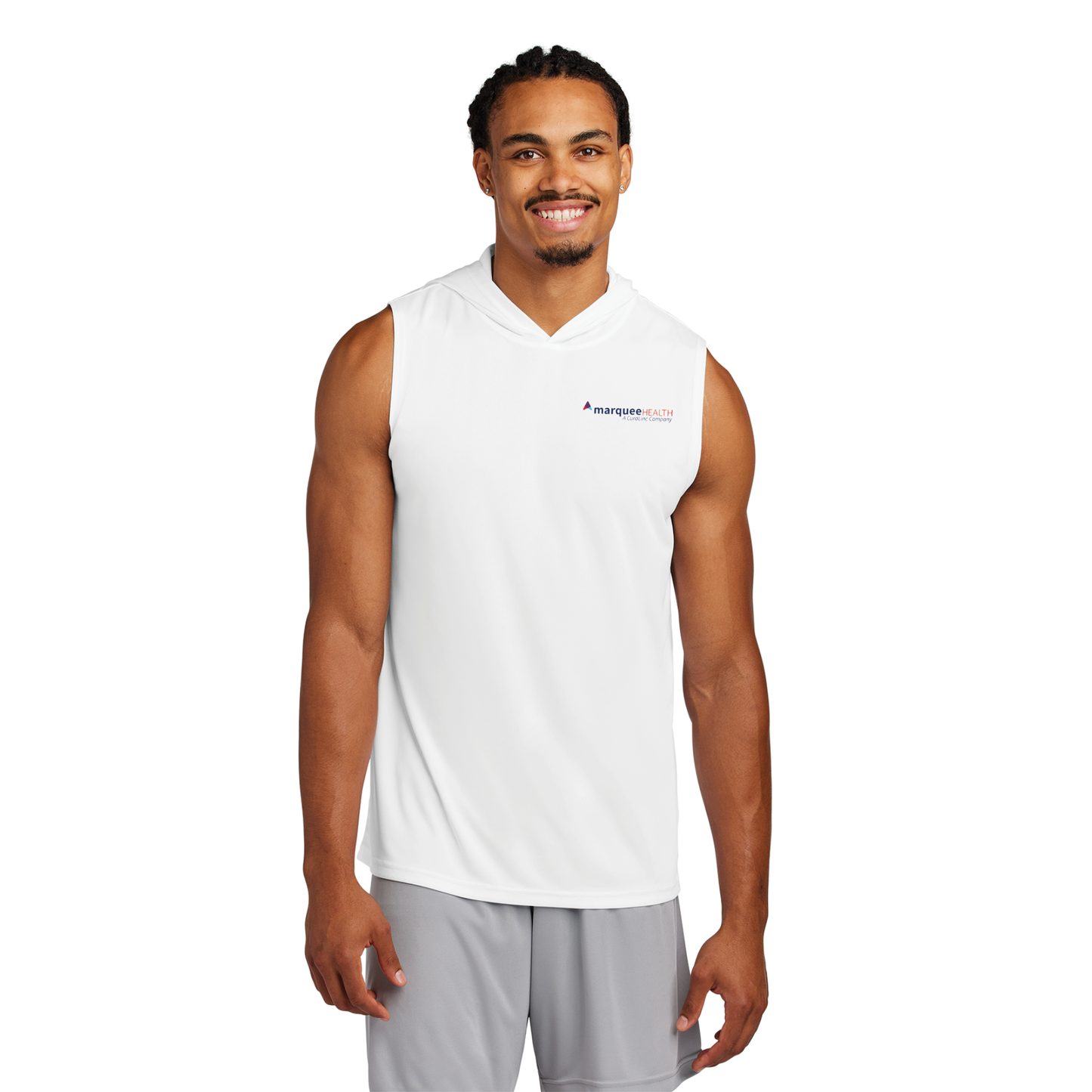 Sport-Tek® Competitor™ Sleeveless Hoodie - White