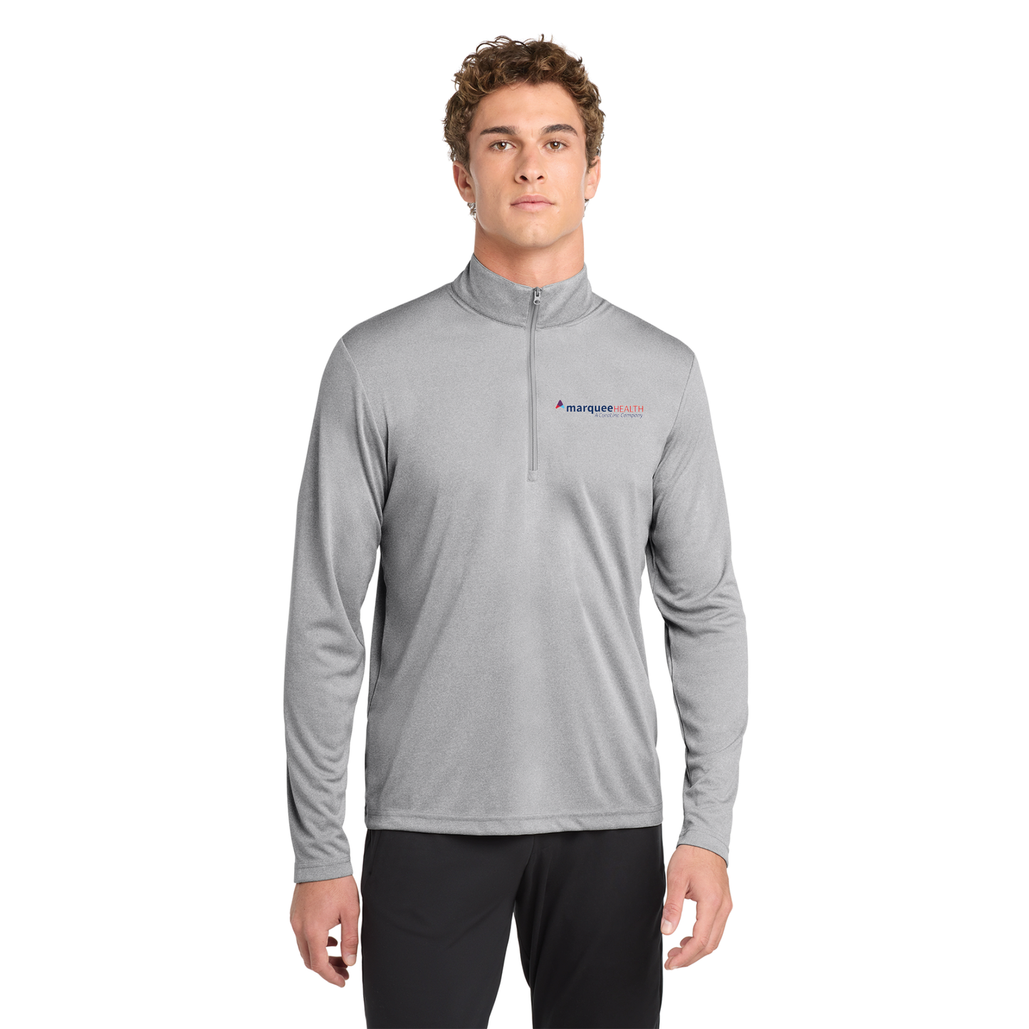 Sport-Tek® Endeavor 1/2-Zip Pullover - Light Grey Heather
