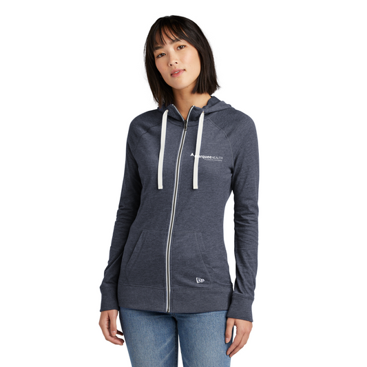 New Era® Women's Sueded Cotton Blend Full-Zip Hoodie - LNEA122