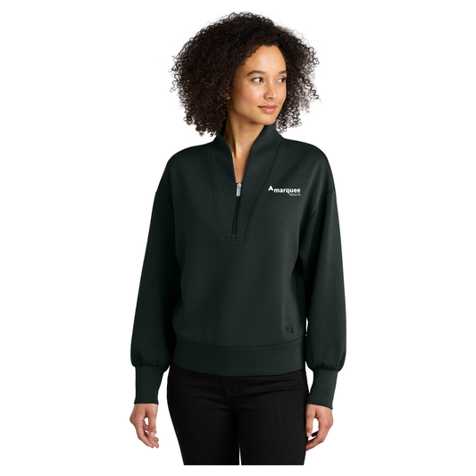 OGIO® Ladies Transcend 1/4-Zip (Blacktop)